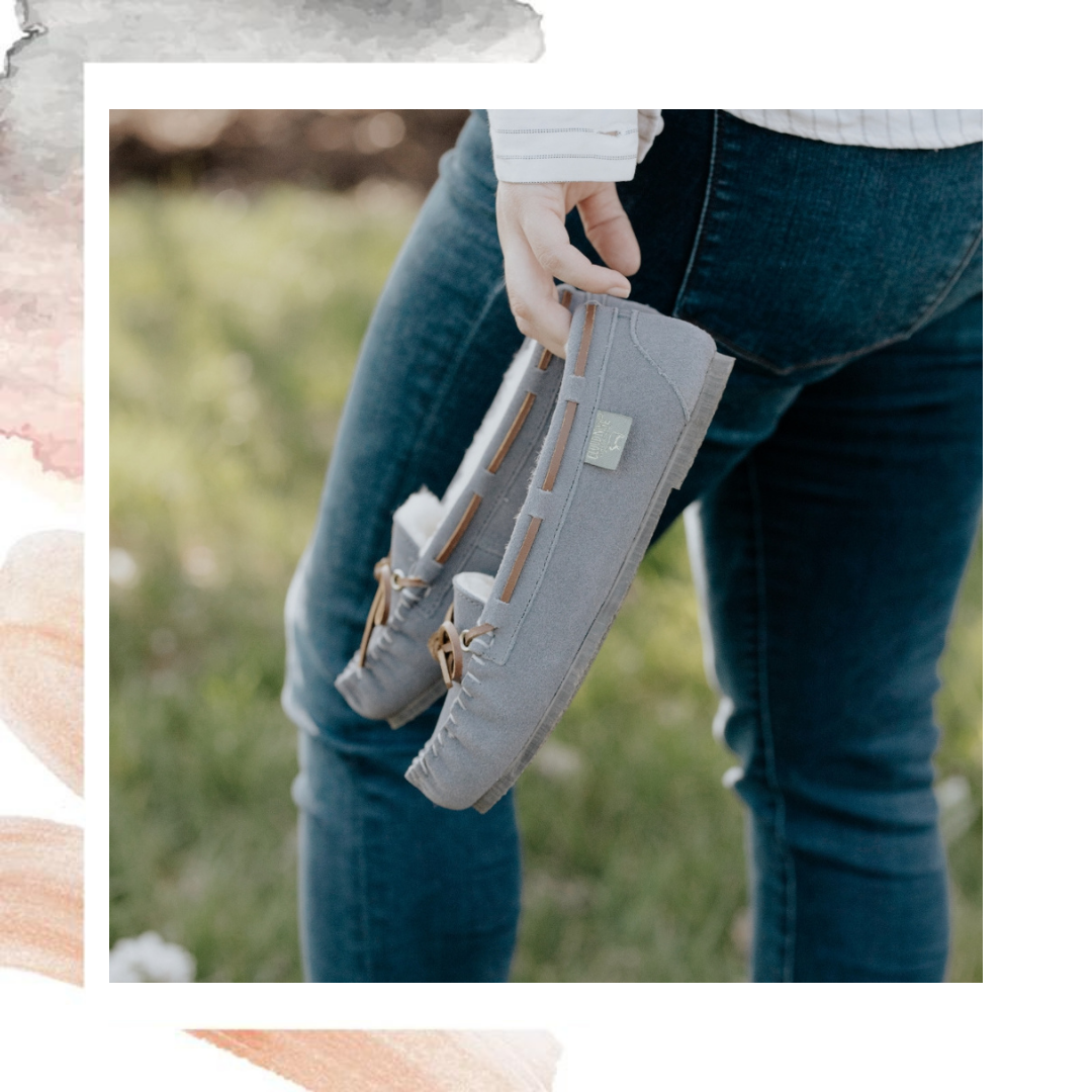 moccassin moccasain mocs sheepskin cloud nine cloud9 comfy warm cozy soft lanolin sheep leather suede nubuck fur boot winter fall genuine eco sustainable fashion footwear women woman girl lady female high quality design trend shoe shoes