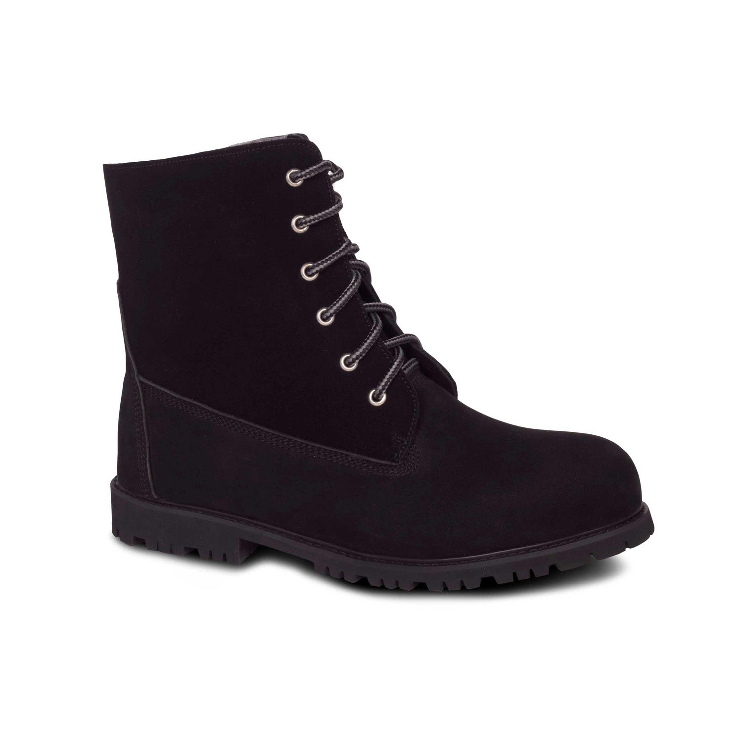 Men s Jo Jo Sheepskin Boot Premium Genuine Black 12