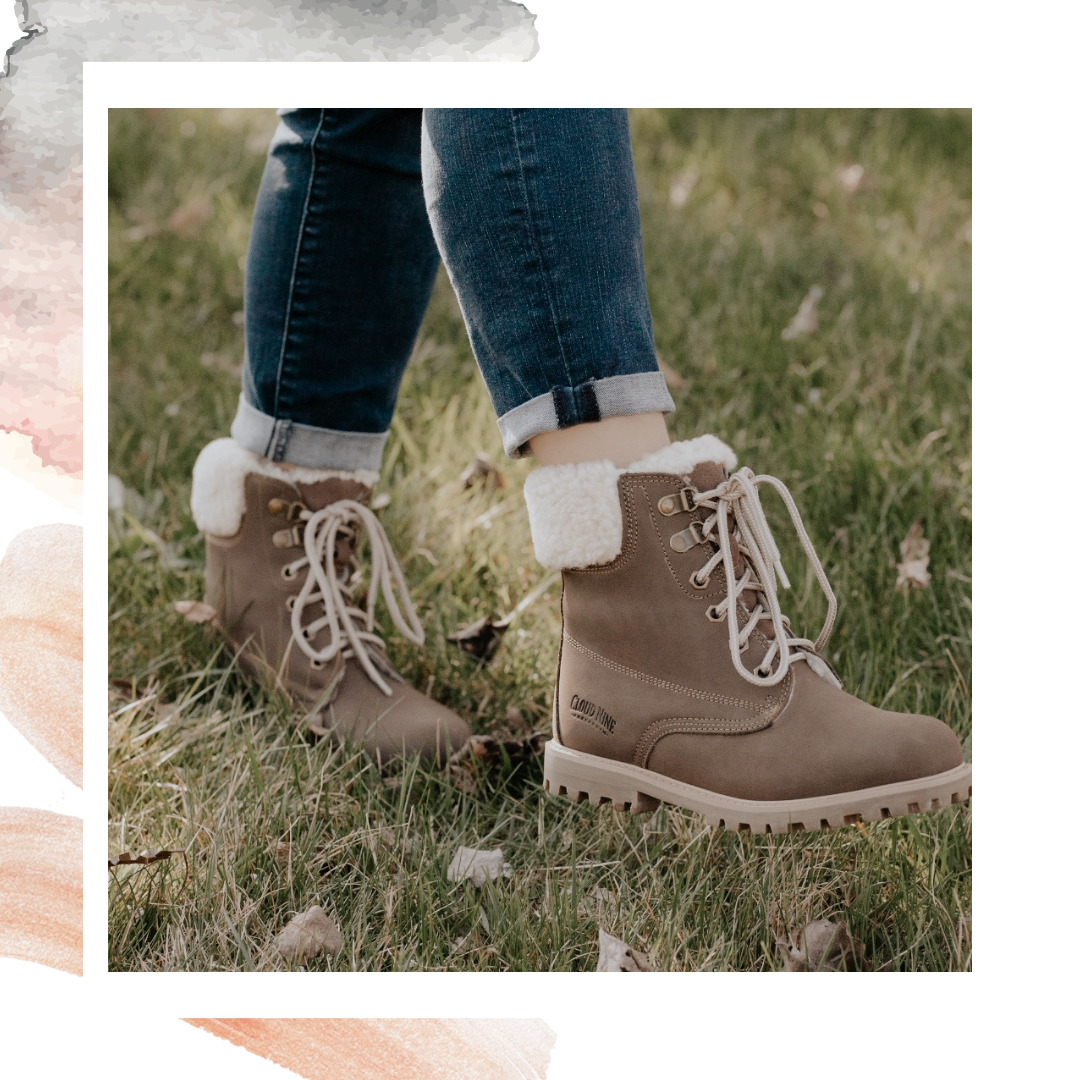boot boots sheepskin cloud nine cloud9 comfy warm cozy soft lanolin sheep leather suede nubuck fur boot winter fall genuine eco sustainable fashion footwear women woman girl lady female high quality design trend for you 