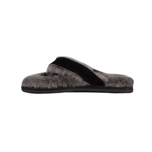 LADIES SHEEPSKIN LINED FLIP FLOPS