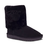 Women's Pom Pom Sheepskin Boots