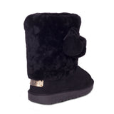 Women's Pom Pom Sheepskin Boots
