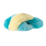 LADIES DUO-TONE EMMA SHEEPSKIN SLIPPER BLUE/YELLOW - Cloud Nine Sheepskin