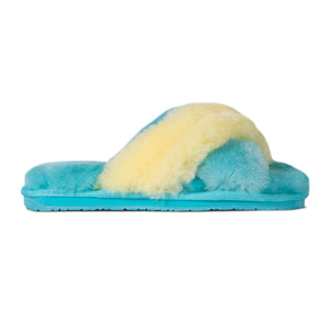 LADIES DUO-TONE EMMA SHEEPSKIN SLIPPER - Cloud Nine Sheepskin