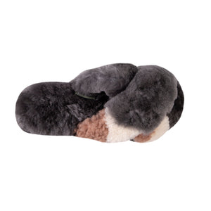 LADIES DUO-TONE EMMA SHEEPSKIN SLIPPER - Cloud Nine Sheepskin