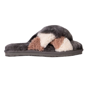 LADIES DUO-TONE EMMA SHEEPSKIN SLIPPER - Cloud Nine Sheepskin