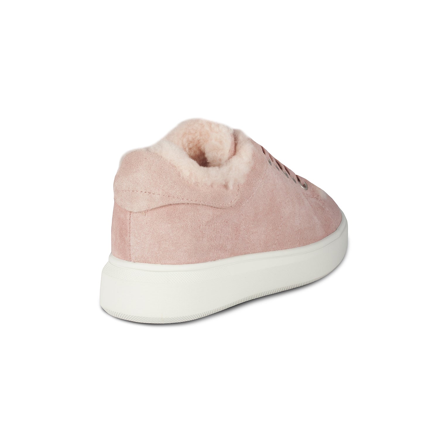 LADIES HOLLY SHEEPSKIN SNEAKER PINK - Cloud Nine Sheepskin