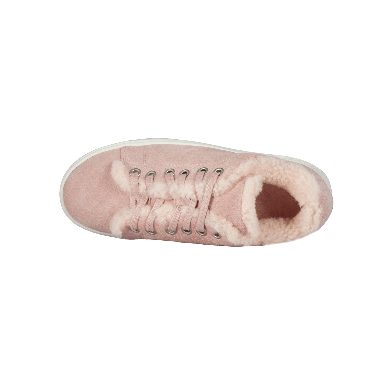 LADIES HOLLY SHEEPSKIN SNEAKER PINK - Cloud Nine Sheepskin