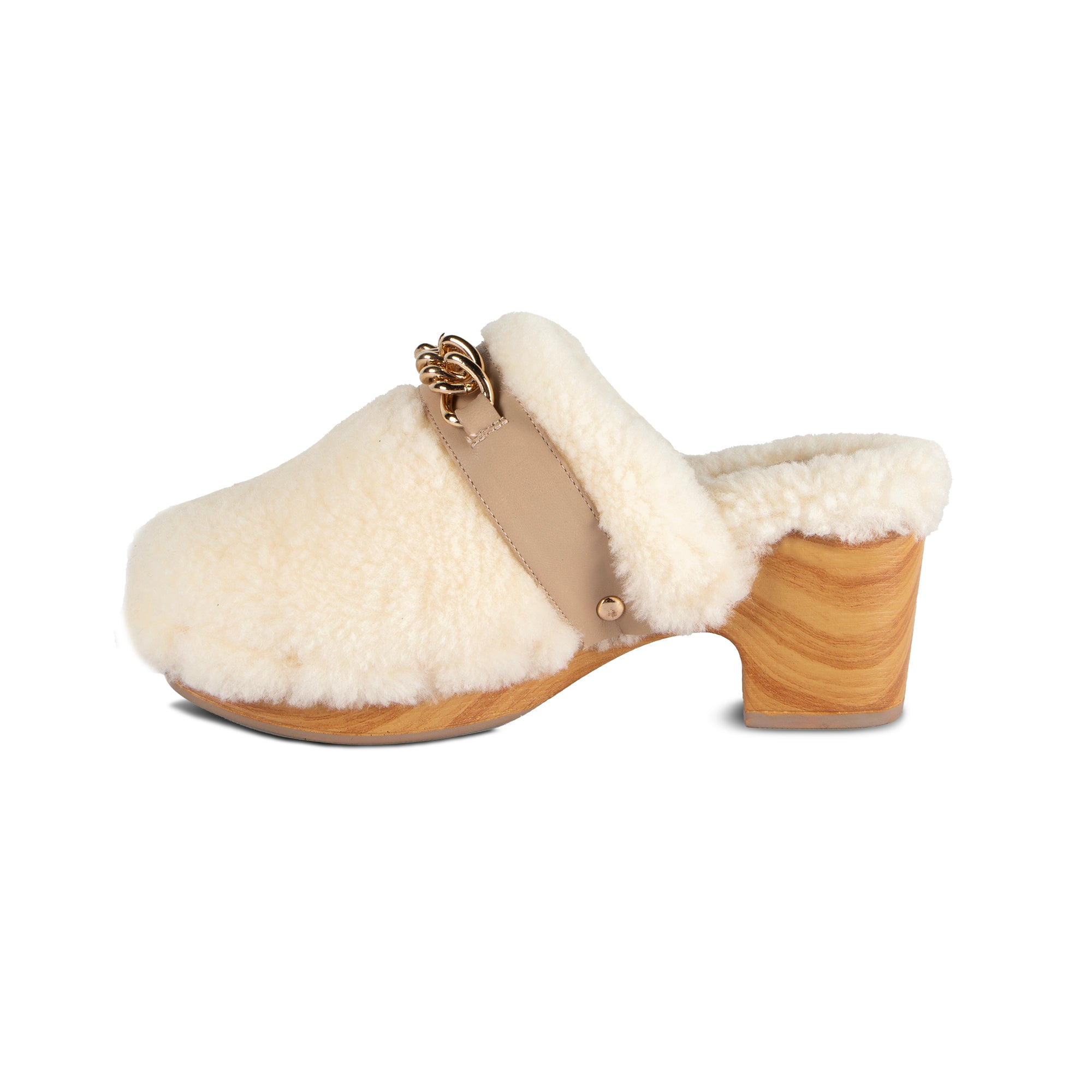 Sheepskin clogs outlet