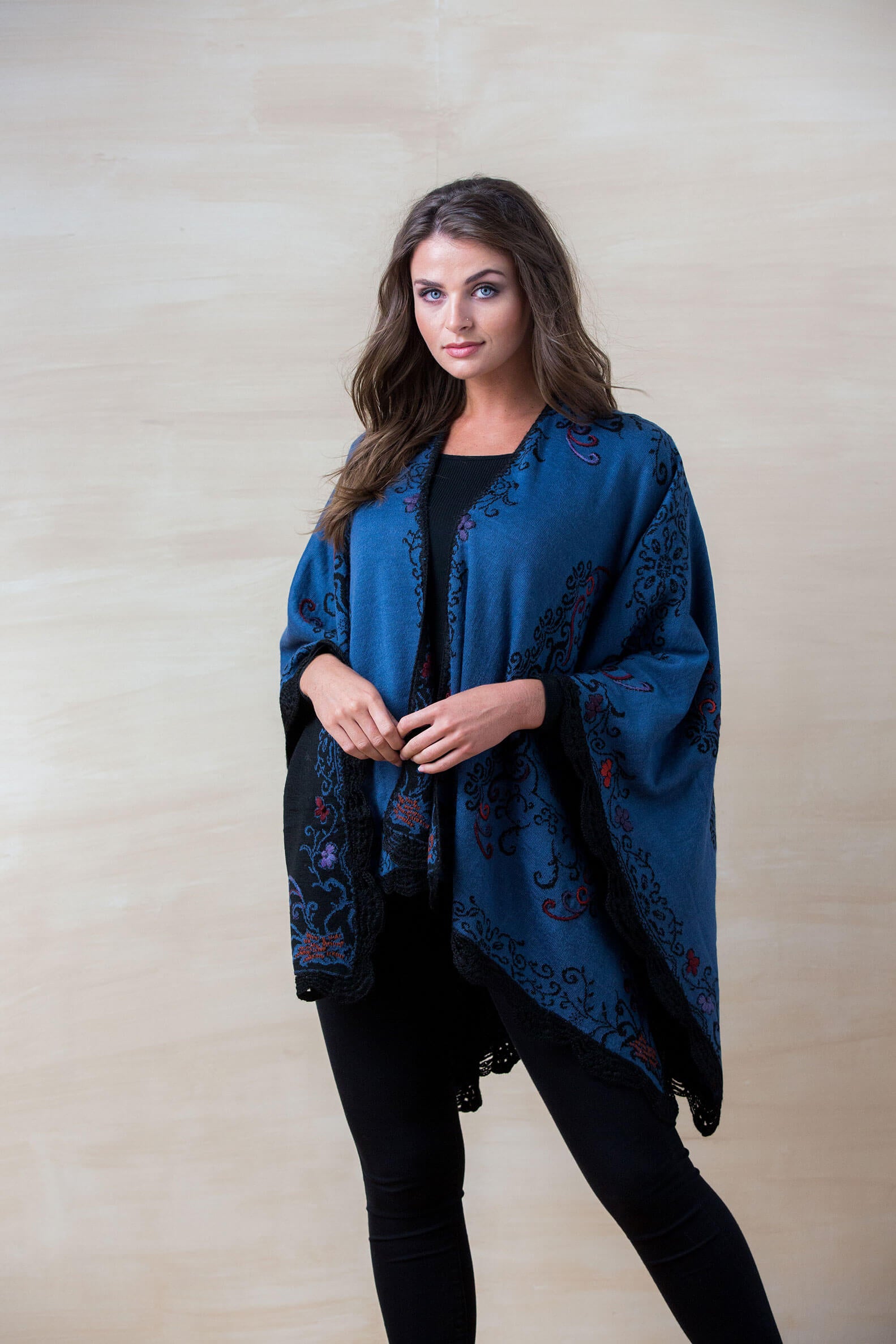 Reversible Ruana – Cloud Nine Sheepskin