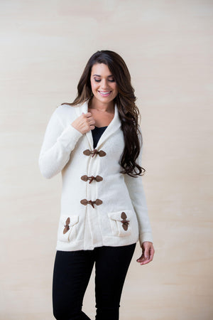 Claudia Cardigan - Cloud Nine Sheepskin