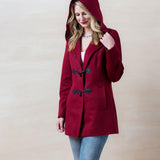 Red Hooded Coat - Cloud Nine Sheepskin
