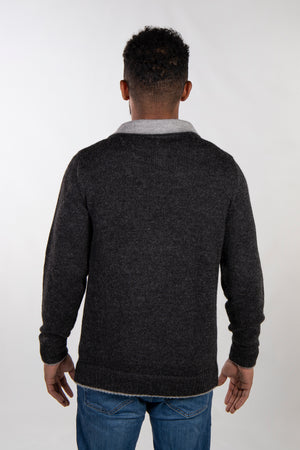 Men's Half Zip Sweater - Cloud Nine Sheepskin