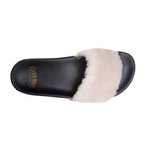 LADIES BELLA SHEEPSKIN SLIDE - Cloud Nine Sheepskin