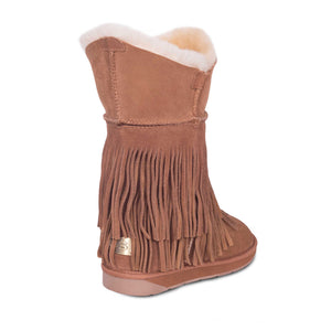 LADIES CLASSIC FRINGED SHEEPSKIN BOOT - Cloud Nine Sheepskin