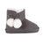 KIDS SHEEPSKIN POM POM BOOT - Cloud Nine Sheepskin