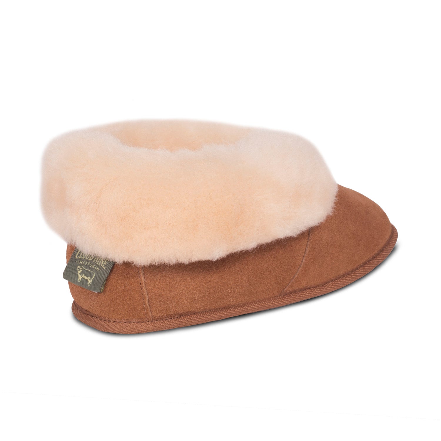 Ladies Sheepskin Soft Sole Bootie Slippers Cloud Nine Sheepskin