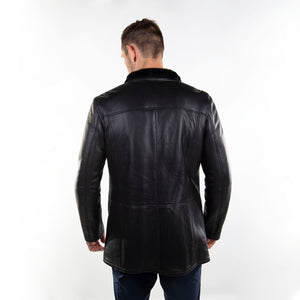 Mens Sheepskin Long Coat - Cloud Nine Sheepskin