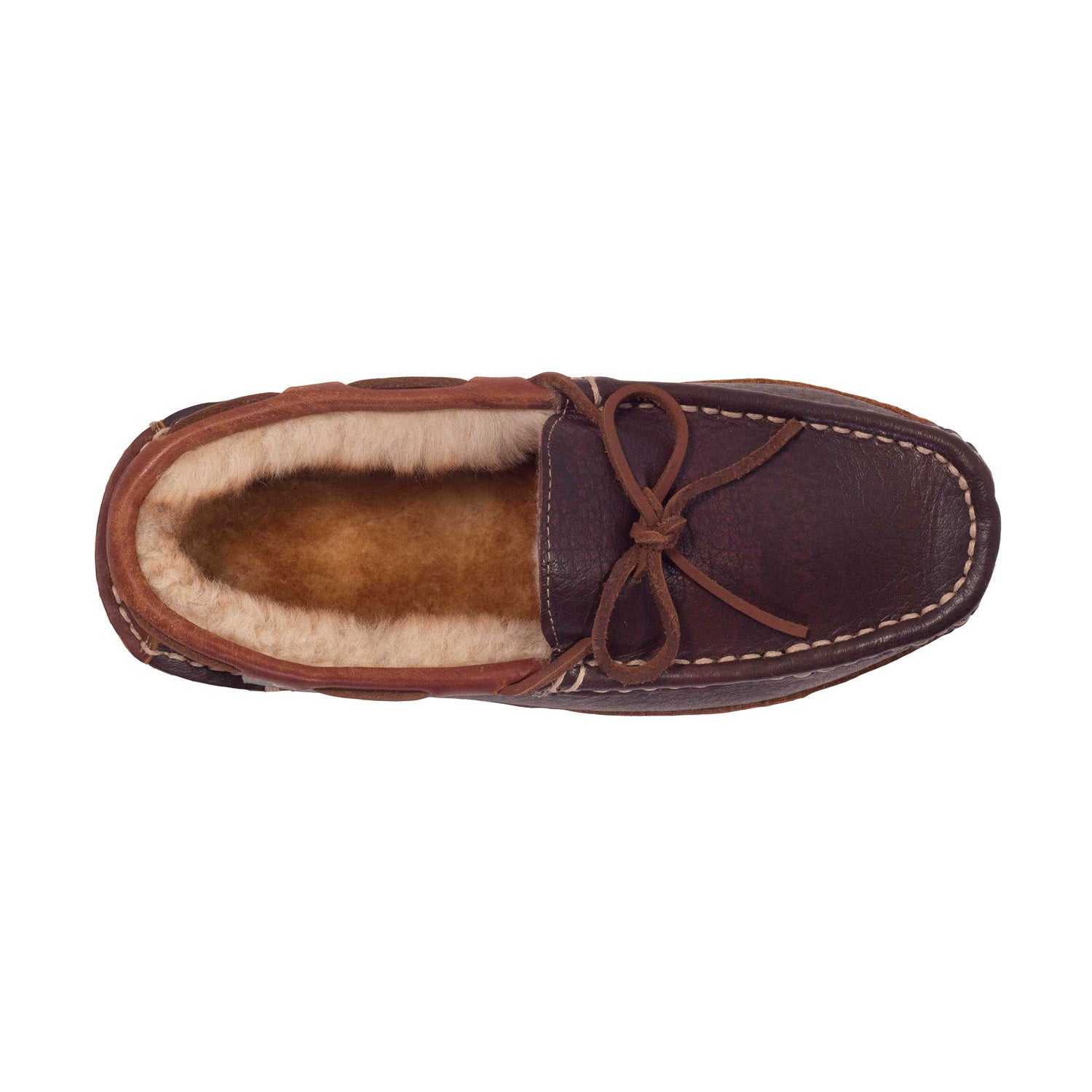 Leather Driving Moccasin - Sheepskin Lined - Cloud Nine Sheepskin