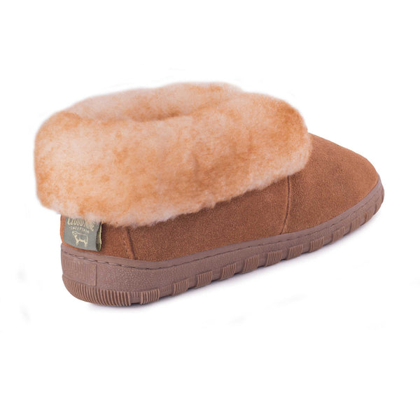 mens sheepskin booties