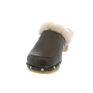 LADIES MONICA LEATHER CLOG