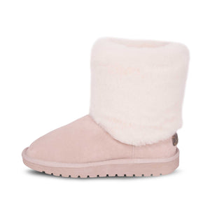 LADIES POM POM SHEEPSKIN BOOTS - Cloud Nine Sheepskin