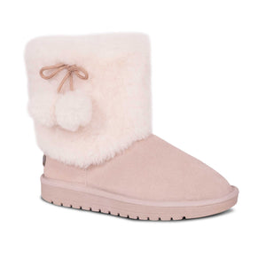 LADIES POM POM SHEEPSKIN BOOTS - Cloud Nine Sheepskin