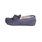 LADIES SCARLET SHEEPSKIN MOC - Cloud Nine Sheepskin