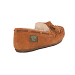 LADIES SCARLET SHEEPSKIN MOC - Cloud Nine Sheepskin