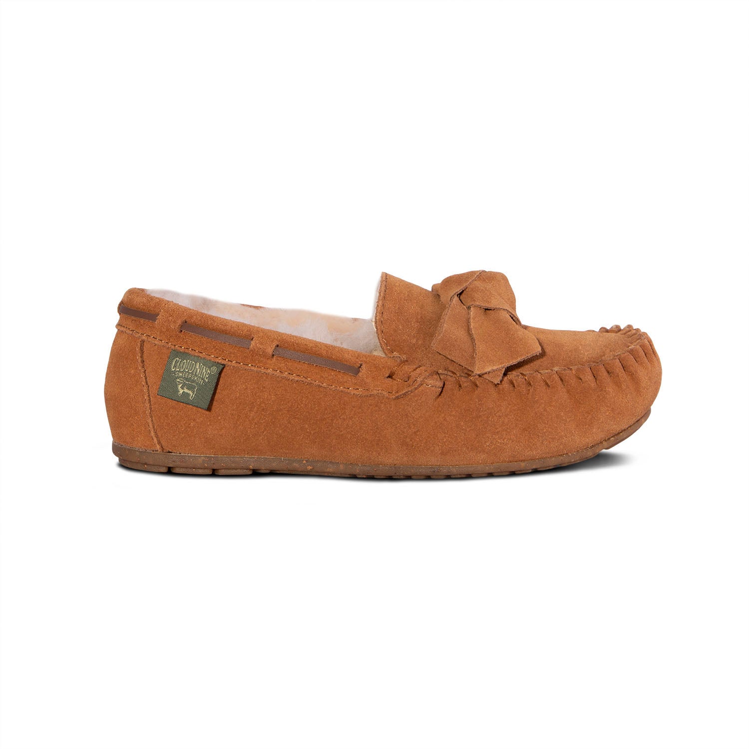 Dakota leather bow slipper sales